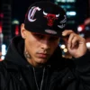 gorra negra chicago bulls negra 8 bordados (8)
